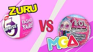 #РАСПАКОВКА ZURU VS MGA #lolsurprise #5surprise #fashionfaires #zuru #mga #unboxing #рек #лол #doll