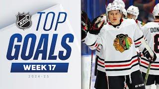 Top NHL Goals of Week 17 | 2024-25 Highlights