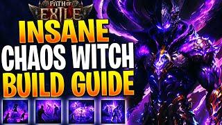 NEW INSANE CHAOS WITCH BUILD In POE 2! Path of Exile 2 Chaos Witch Build