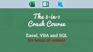 Excel - VBA AND SQL Tutorial 2021 || Online Excel Course for Beginners