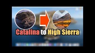 PART 2 How to downgrade macOS Catalina to High Sierra