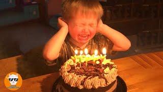 Baby Crying Because of Blowing Candles FAILS #3  Funny Babies Blowing Candle Fail