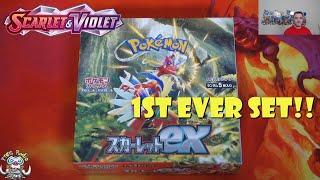 Opening the 1st EVER Scarlet & Violet Pokémon TCG Set! Scarlet ex Booster Box Opening!