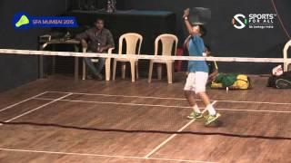 SFA Mumbai 2015 | Badminton | Mridul Babel Vs Lakshya Prakash Bhartia | U15 | Boys | R3