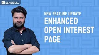 Enhanced Open Interest Page - New Updates & Changes | Sensibull Demo Video