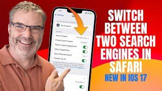 Easily Switch search engines in Safari on the iPhone - New in iOS 17!