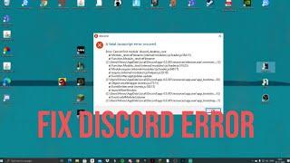 Discord "Cannot Find Module Discord Desktop Core" - DANSK TUTORIAL