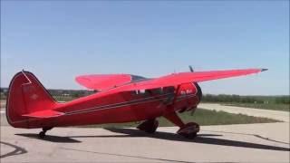 Stinson V77 Gull Wing Reliant "BIG RED"  Vlog #94