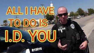 COP TRIES HARD TO I.D. US (BIG FAIL!!!!) Flashback Friday, 1st Amendment Audit