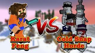 ME VS Cold Snap Horde | Player VS Minecraft Mob battle (Christmas Special)