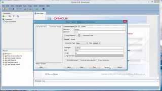 Create new connection with new user in Oracle SQL Developer
