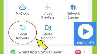 What is Local Network in Mx Player ?