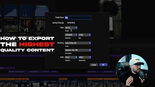 HOW TO GET THE HIGHEST QUALITY EXPORT ON FINAL CUT PRO X | 2024 TUTORIAL
