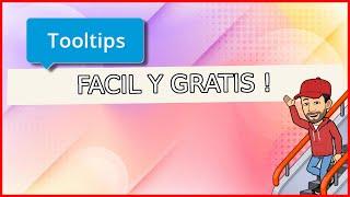 ️ Insertar tooltip en cualquier objeto, muy facil y gratis, wordpress 90, tutorial español