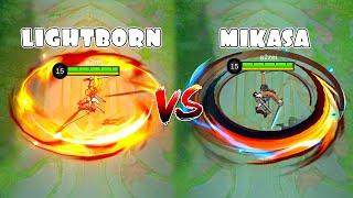 Fanny Mikasa VS Lightborn Ranger