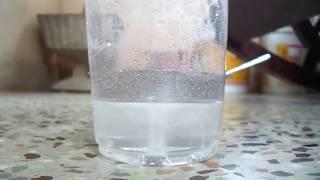 The reaction of Zinc(Zn) and Dilute Sulphuric Acid(H2SO4)