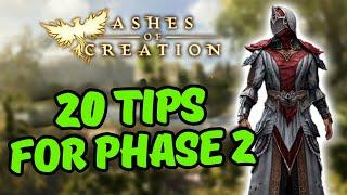 20 Must-Know Tips for Phase 2 of Ashes of Creation Alpha 2