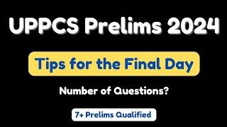 UPPCS Prelims 2024| Must Watch  #uppcs #uppcsprelims