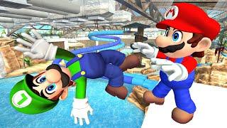 Mario & Luigi Ragdolls Jumps & Falls Garry's Mod Vol. 35