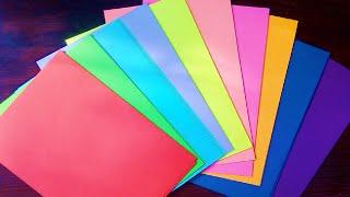 colour paper unboxing | Colour paper a4 sheets | ruwi art and craft