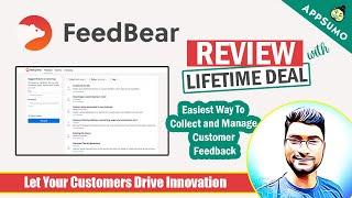 FeedBear Review: Easy Way to Collect Customer Feedback | Appsumo Lifetime Deal & Demo Tutorial