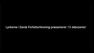 Debutantfejring 2020 - Lyrikerne i Dansk Forfatterforening