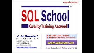 MSBI Training DEMO Video From SQL School