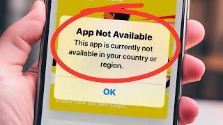 This app is currently not available in your country or region | Fixed App not available iOS iPhone