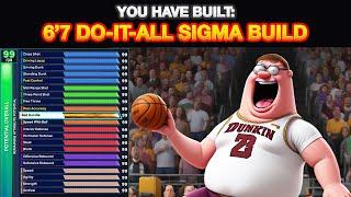 THE PERFECTED 6'7 SIGMA BUILD IN NBA 2K25! LEGEND REBOUNDING!