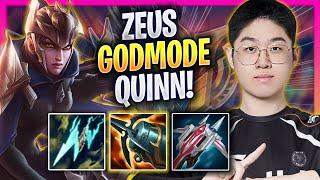 ZEUS LITERALLY GOD MODE WITH QUINN! - HLE Zeus Plays Quinn TOP vs Renekton! | Season 2025