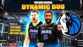 KYRIE IRVING & LUKA DONCIC BUILD is GAMEBREAKING in NBA 2K24 BEST GUARD BUILD 2K24
