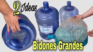 2 Geniales y Útiles Ideas Reutilizando BIDONES de Agua Grande| Manualidades para ORGANIZAR