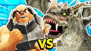 THE DRAGON SLAYER GLADIATOR IN GORN VR (GORN Gladiator Simulator VR HTC Vive Funny Gameplay)