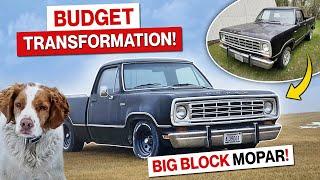 1974 Dodge BIG BLOCK Shortbed Truck! Budget Friendly Transformation! Mopar Muscle Truck!