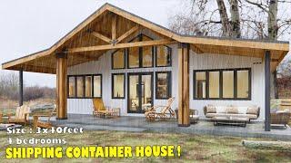 3x40ft Shipping Container Homes | cozy container house