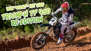 Test: Triumph TF 450 Ricky Carmichael Edition 2025 - alles zum Motocross "Goat-Bike"