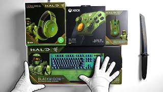 Razer "Halo Infinite" Gaming Gear Unboxing (Keyboard, Mouse, Headset + more)
