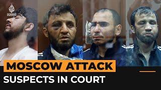 Moscow theatre attack suspects show signs of beating in court | #AJshorts