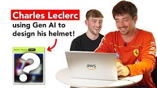 We used AI to design Charles Leclerc's new F1 helmet - Scuderia Ferrari HP