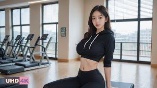 [4k] Gym Day | AI Beauty | AI Lookbook