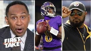 Stephen A. GOES CRAZY Mike Tomlin had perfect quote on Lamar Jackson’s Greatness ahead of showdown