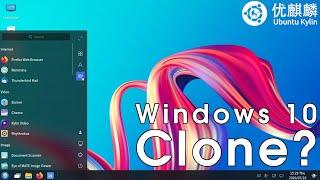 Linux WINDOWS 10 CLONE? - Ubuntu Kylin 20.04 Overview