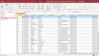 How to Copy a Table from One Database to another Database in MS Access - Office 365