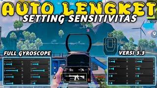 CARA SETTING SENSITIVITAS PUBG MOBILE TERBAIK FULL GYROSCOPE VERSI 3.3 TERBARU