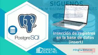 Cómo insertar registros a la base de datos PostgreSQL con PgAdmin