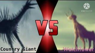 The Ultimate Giant Battle:Ep5 (Country Giant)  (Tallbeave) Vs (Watch Tower)