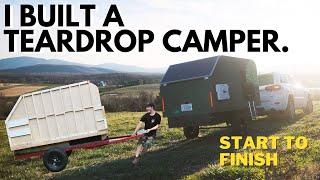 I built myself a Teardrop Camper from scratch - FULL BUILD
