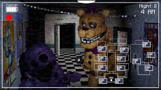 FNAF 2 in REAL TIME ll Purple guy vs Fredbear SFM Animation (fanmade)