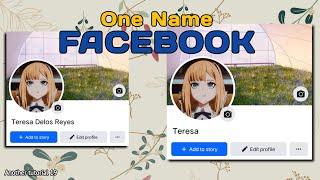 how to one name on facebook 2024 | another way (19)