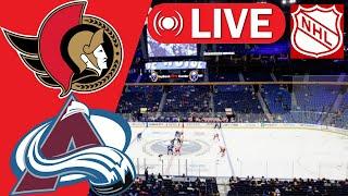  Ottawa Senators vs Colorado Avalanche / Watch Live Radio , Score , Gamecast Play by Play NHL 2025